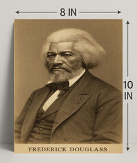 Frederick Douglass Portrait Poster PosterGoat