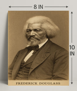 Frederick Douglass Portrait Poster PosterGoat