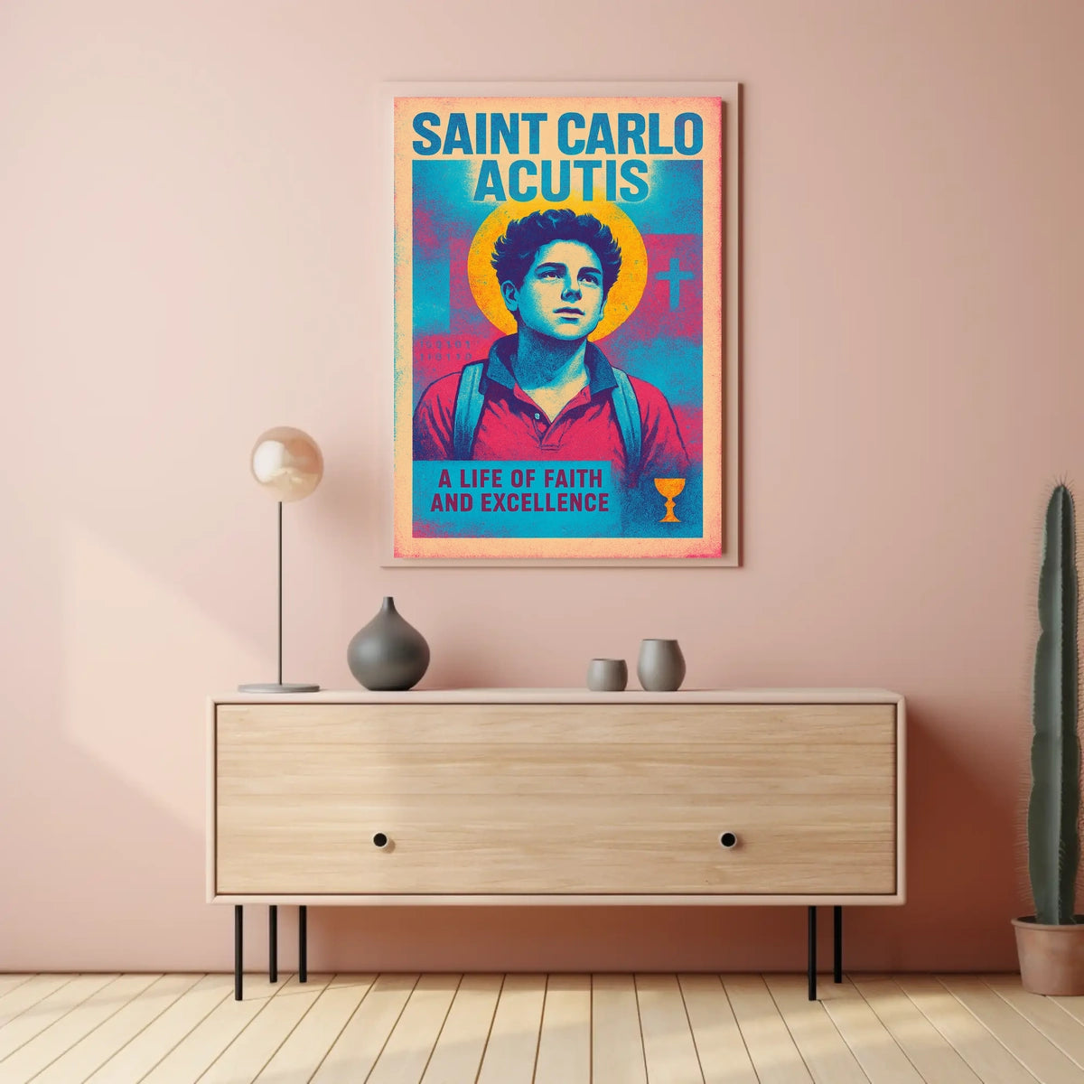 Saint Carlo Acutis A Life Of Faith And Poster