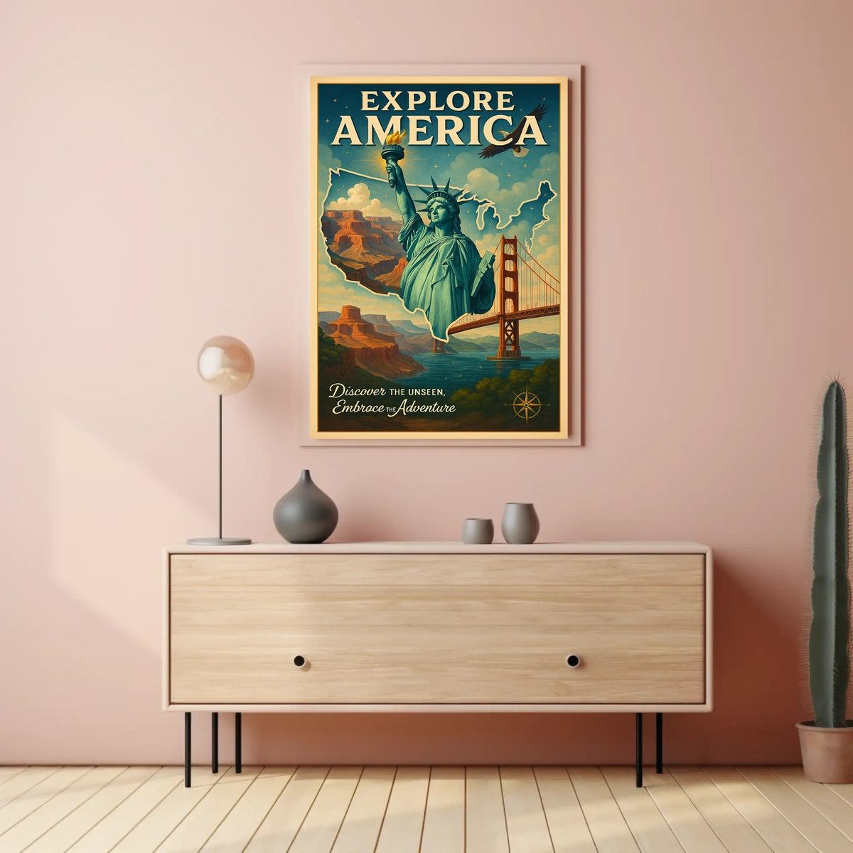 Explore America Poster