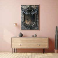 Gothic Bat Mirror Poster