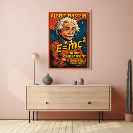 Albert Einstein Theory Of Relativity Poster
