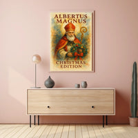 Albertus Magnus Christmas Historical Cultural Poster