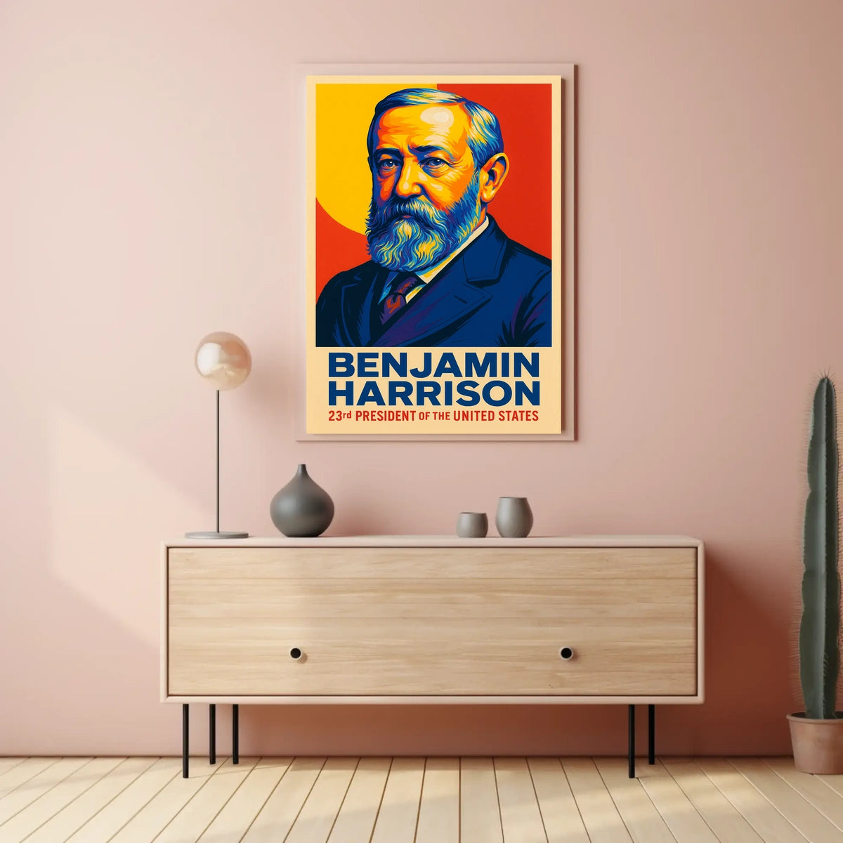 Benjamin Harrison 23Rd President Poster