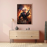 Harry S. Truman Illustrated Poster