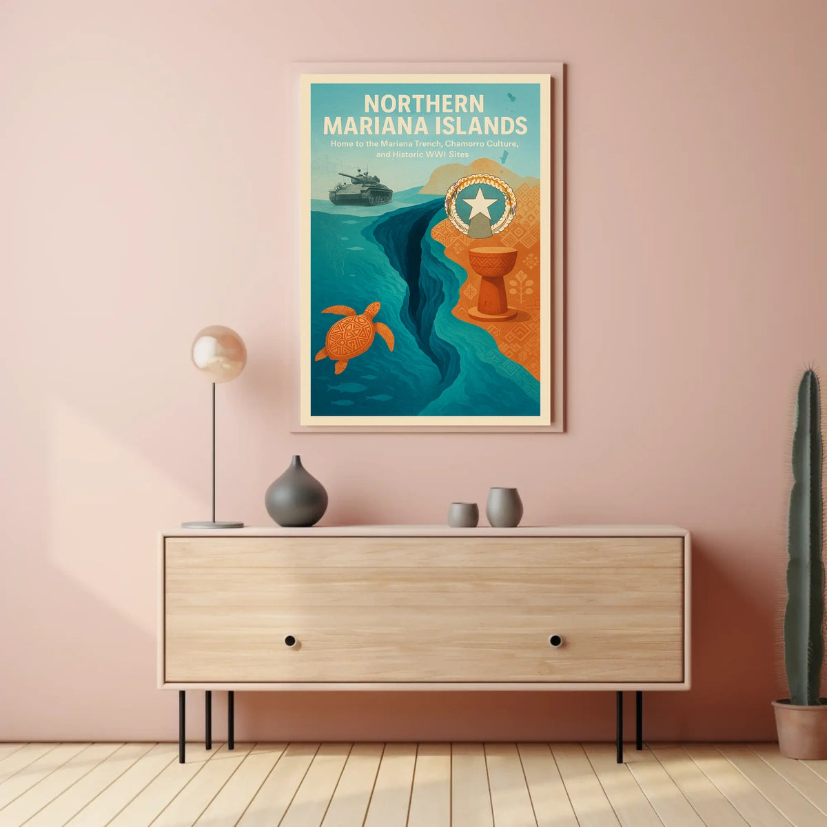 Discover the Northern Mariana Islands Poster