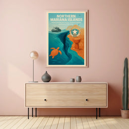 Discover the Northern Mariana Islands Poster