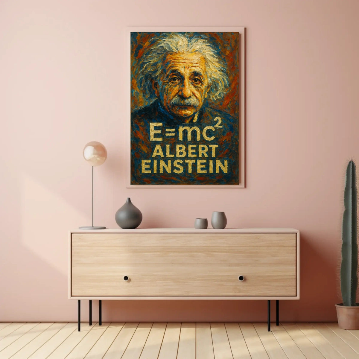 Albert Einstein Iconic Physicist Poster