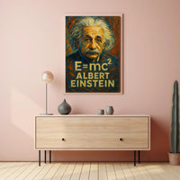 Albert Einstein Iconic Physicist Poster