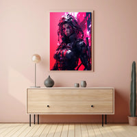 Cybernetic Warrior Poster PosterGoat