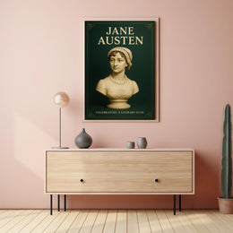 Jane Austen Celebrating A Literary Poster