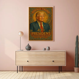 Trump Historical Mosaic Regal Poster