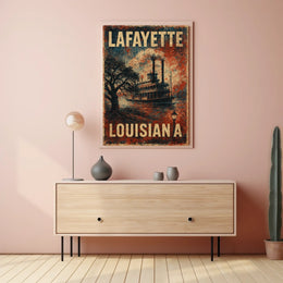 Lafayette, Louisiana Poster