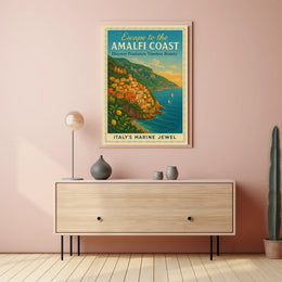Discover Positano's Timeless Beauty Travel Poster