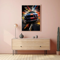 Speed And Color Explosion Poster