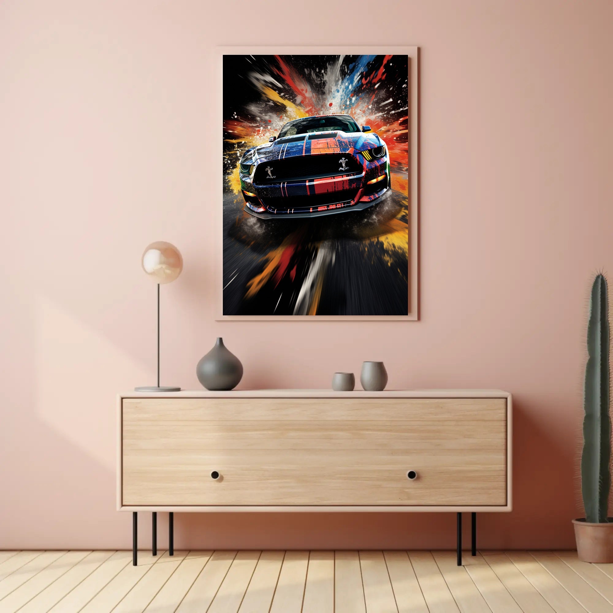 Speed And Color Explosion Poster