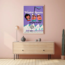Winter Sports Travel Poster