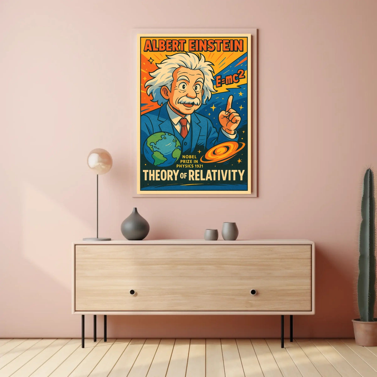 Albert Einstein Theory Of Relativity Poster