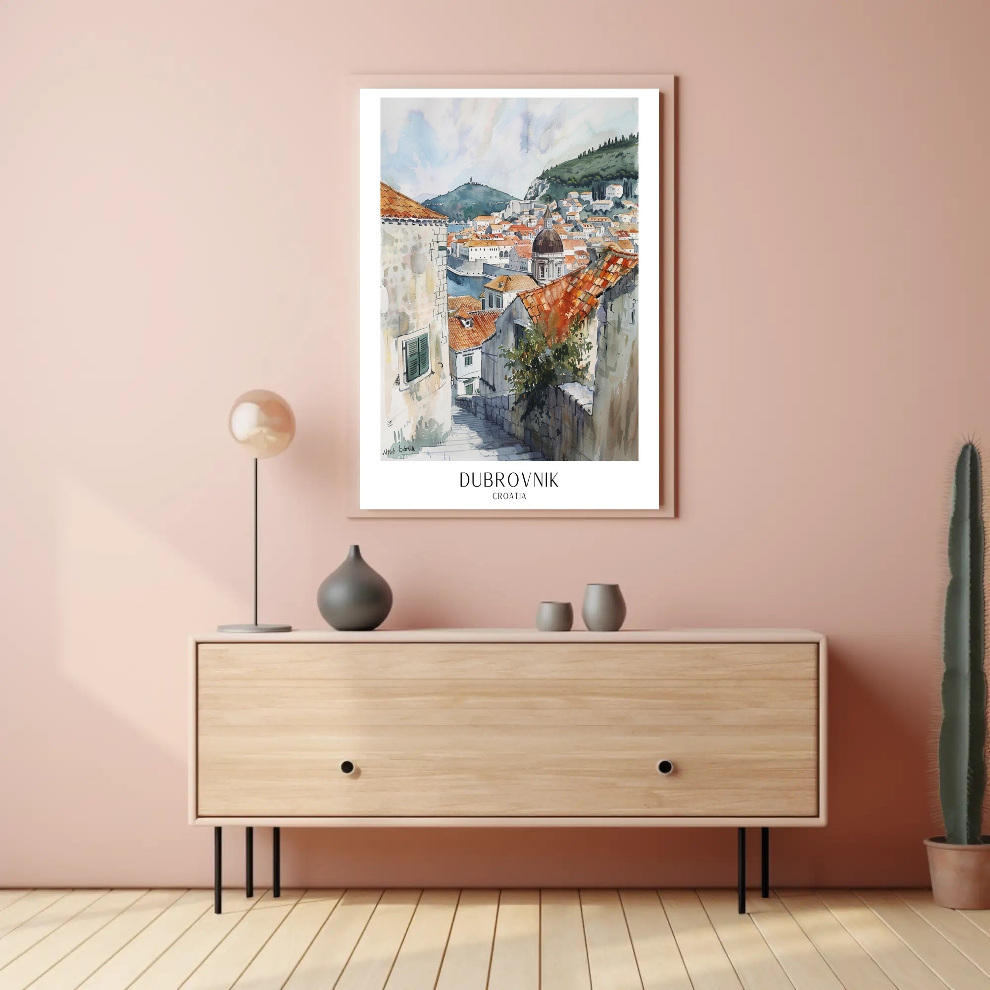 Scenic Dubrovnik Poster PosterGoat