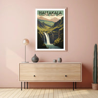 Haleakala National Park Scenic Poster Hawaii Wall Art