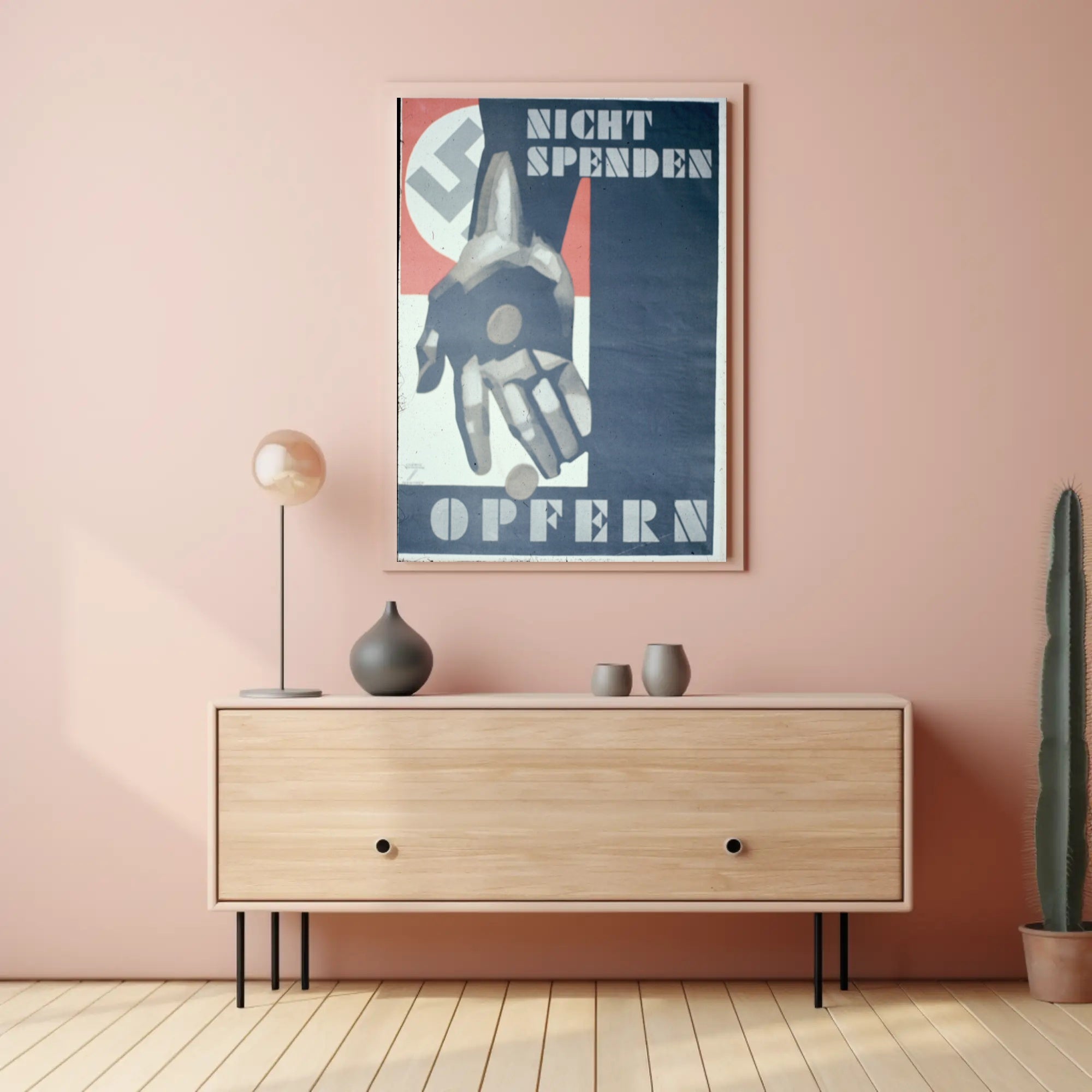 Propaganda Poster with Symbolic Imagery Poster PosterGoat
