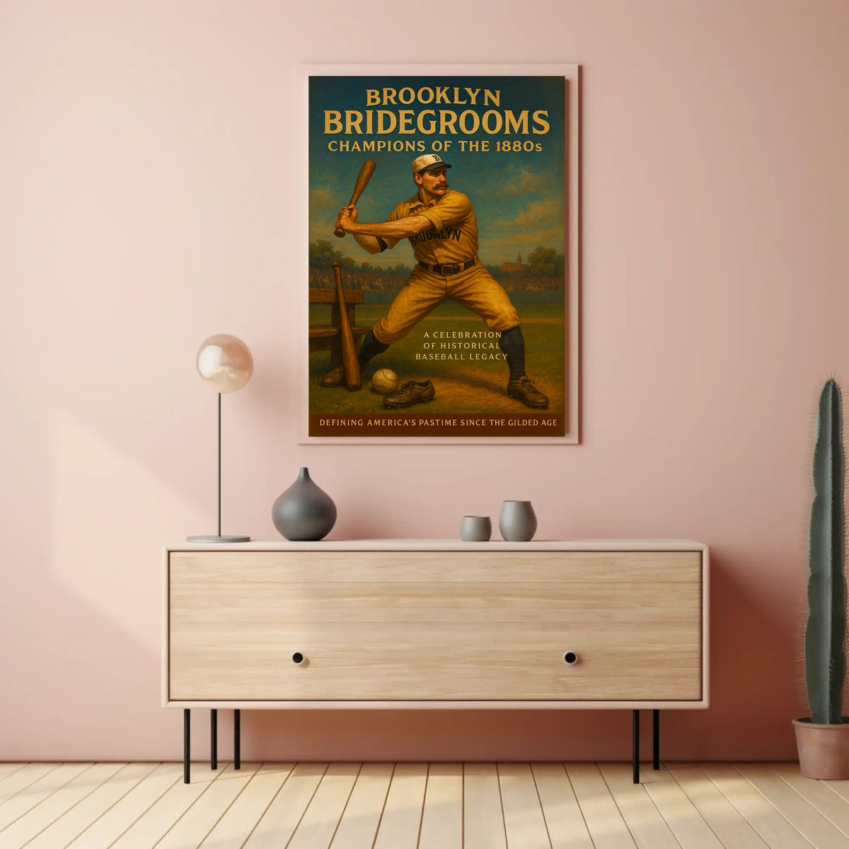 Brooklyn Bridegrooms Champions of the 1880s Poster