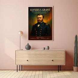 Ulysses S. Grant Vintage Presidential Poster Historical or Presidential Poster