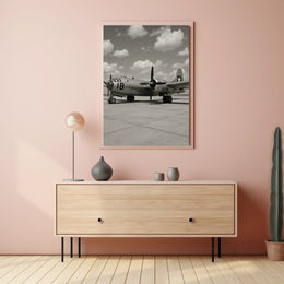 Vintage Bomber Aircraft WWII Poster