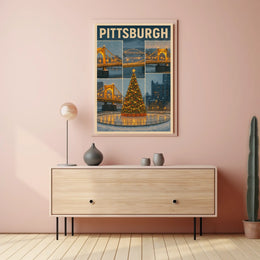 Winter In Pittsburgh Poster