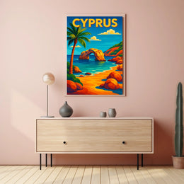 Cyprus Coastal Paradise Poster