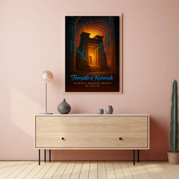 Temple of Karnak Eternal Majestic Beauty of Egypt Poster