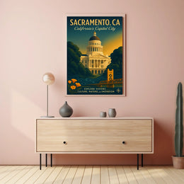 Discover Sacramento Poster