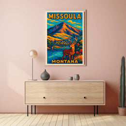 Missoula Montana Poster