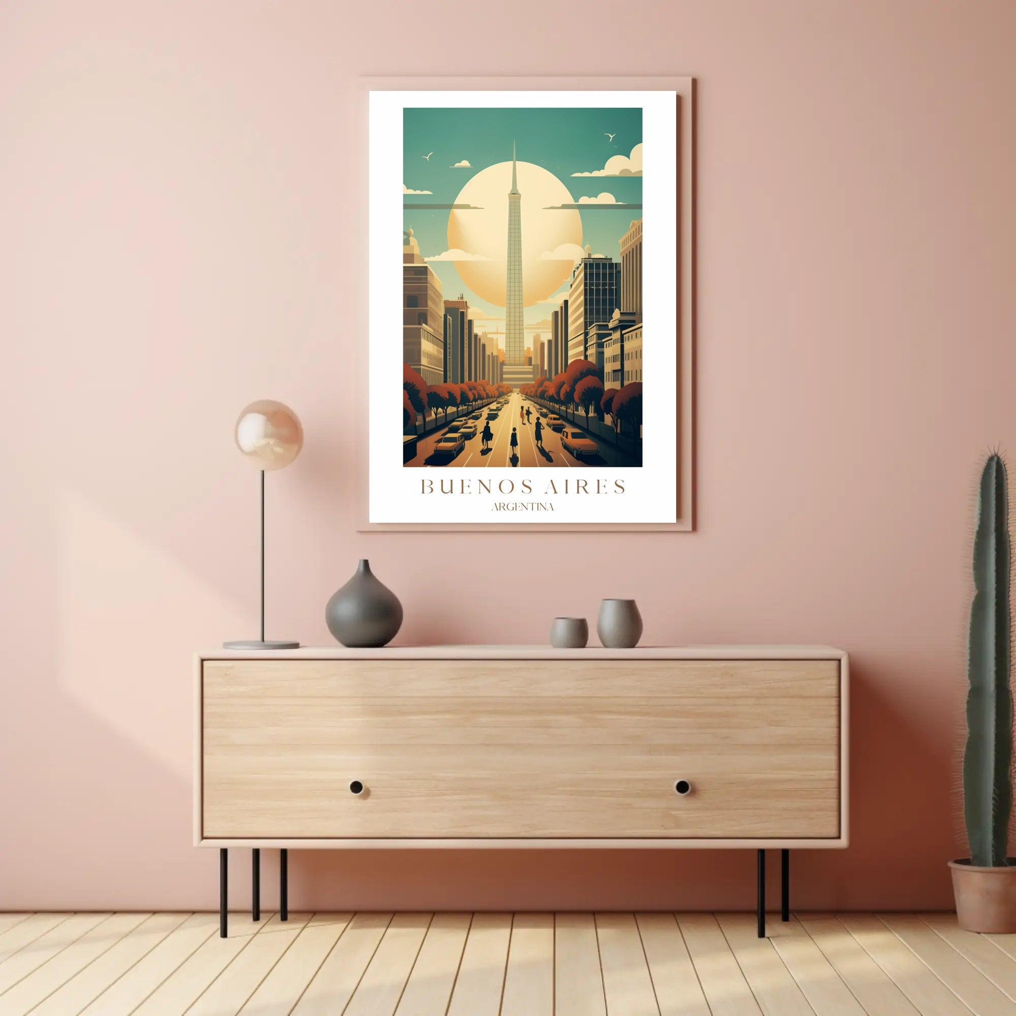 Buenos Aires Skyline Poster PosterGoat