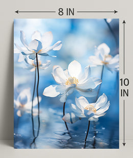 Serenity In Bloom Poster