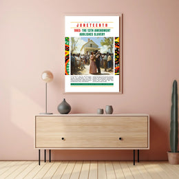Commemorative Juneteenth Artwork: Cultural Heritage Poster