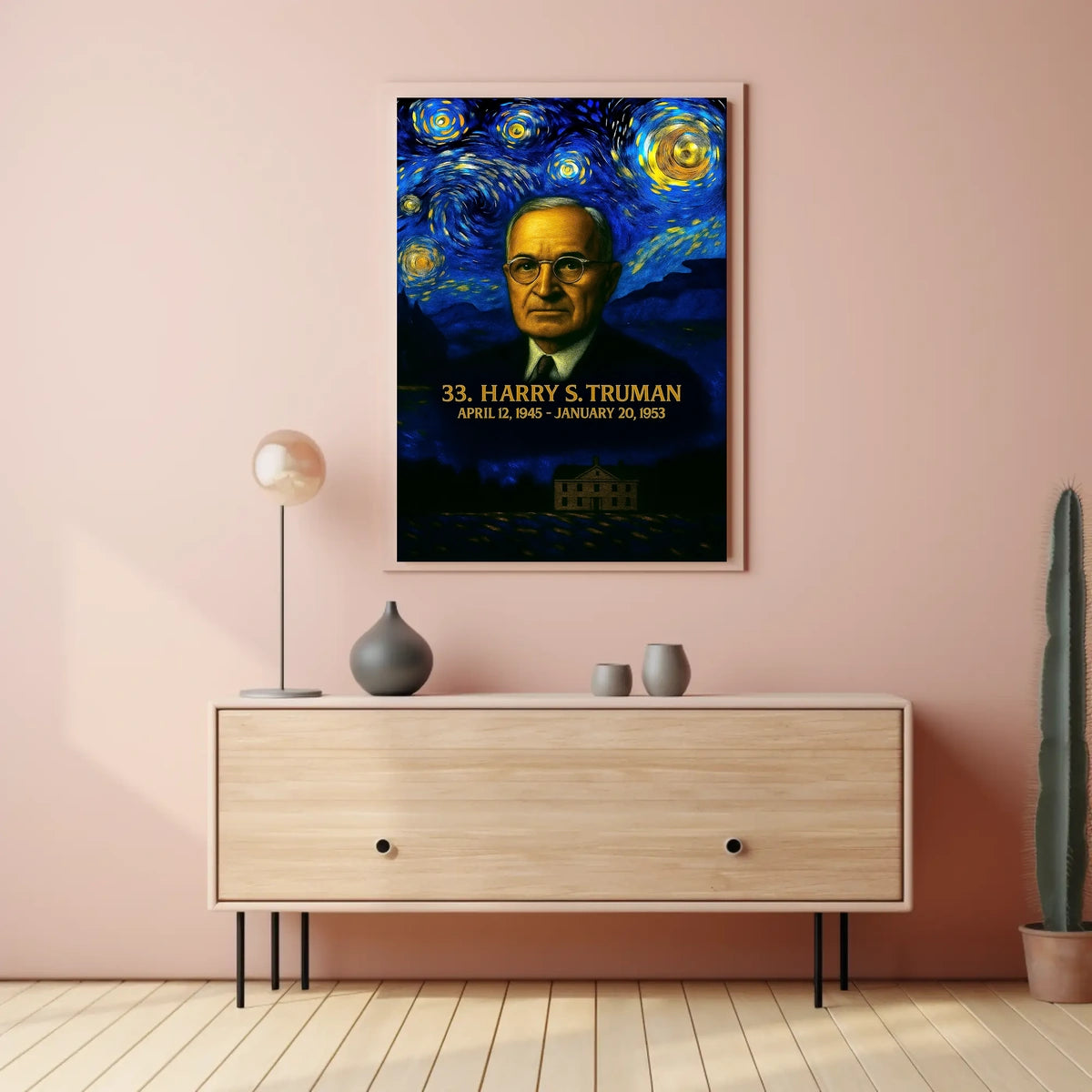 Harry S. Truman 33rd President of the United States Presidential Masterpiece Series Poster