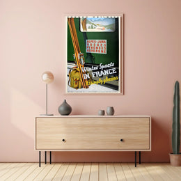 Winter Sports In France Poster