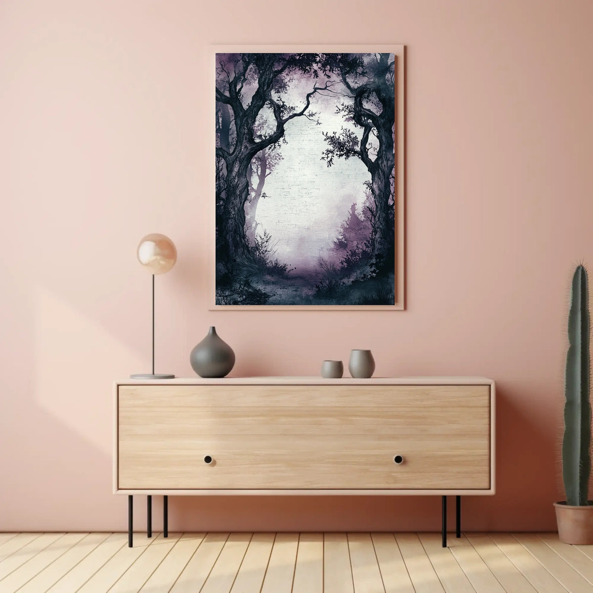 Mystical Forest Wonderland Art Print National Park Poster