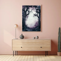 Mystical Forest Wonderland Art Print National Park Poster