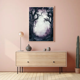 Mystical Forest Wonderland Art Print National Park Poster