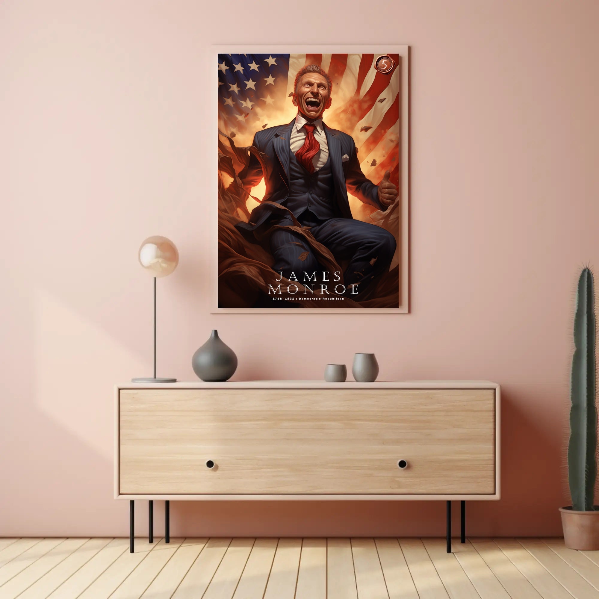 James Monroe: A Patriotic Legacy Poster
