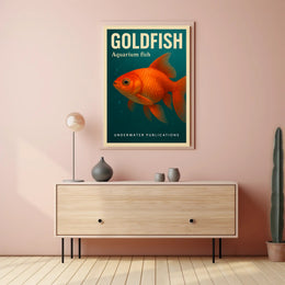 Goldfish Aquarium Delight Poster