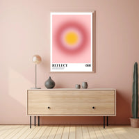 REFLECT 666: Mysterious Abstract Artistic Design Poster PosterGoat
