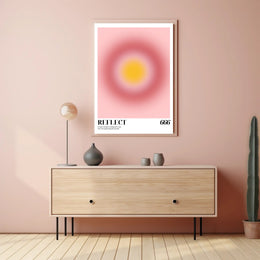 REFLECT 666: Mysterious Abstract Artistic Design Poster PosterGoat