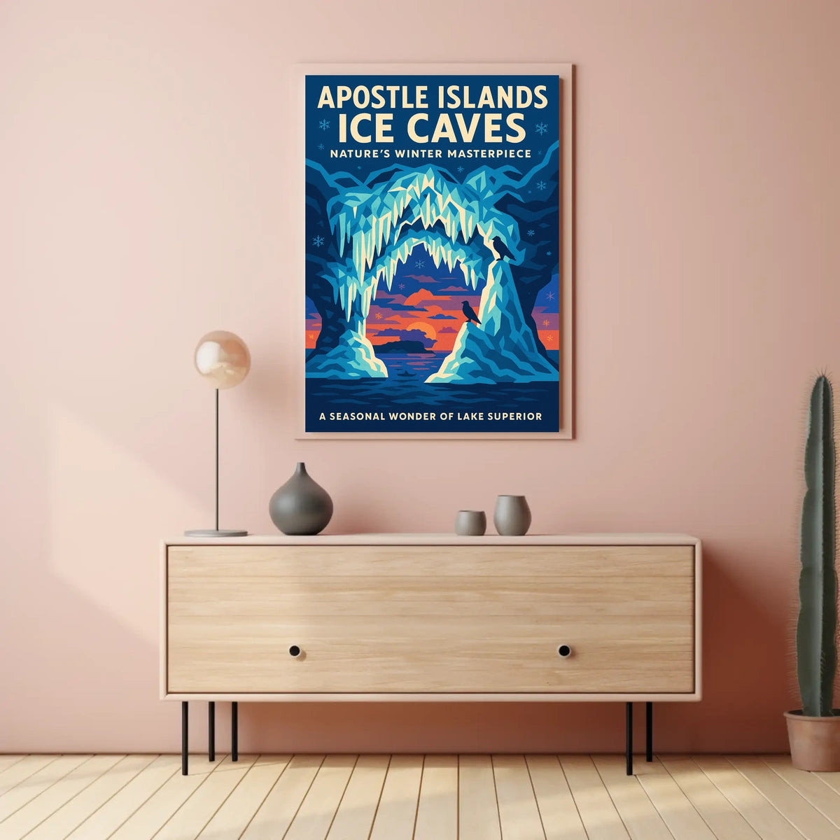 Apostle Islands Ice Caves Poster