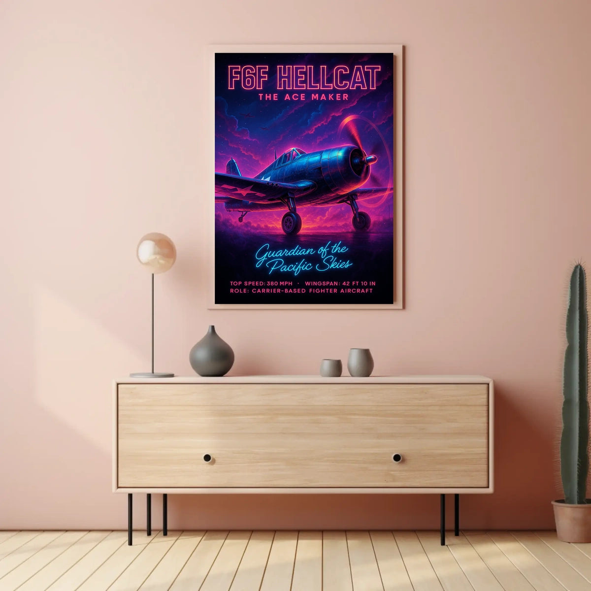 F6F Hellcat The Ace Maker Poster