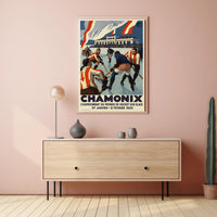 Chamonix Ice Hockey World Championship Poster