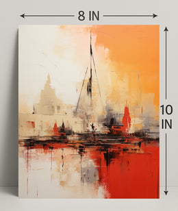 Abstract Cityscape Abstract Poster