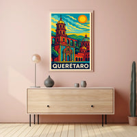 Querétaro Vibrant Heritage Poster